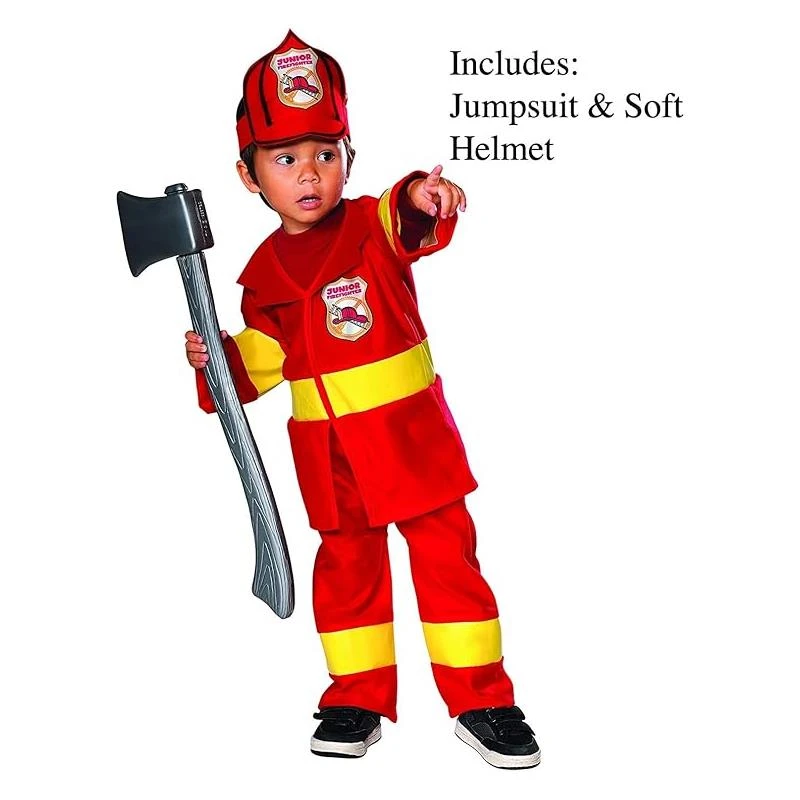 Rubies - Costume Juvenile Jr. Firefighter 4 Rubies - Costume Juvenile Jr. Firefighter - Image 2