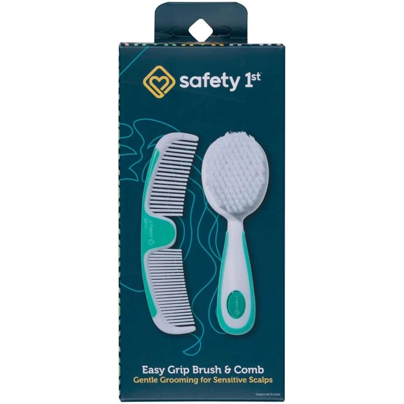 Safety 1st Easy Grip Brush & Comb Set 3 Safety 1st Easy Grip Brush & Comb Set