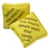 Safety 1St - No Germs On Board Sign 2Pk, Yellow -Macro Baby Store safety 1st no germs on board sign 2pk yellow image 1