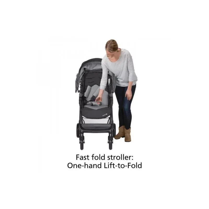 Safety 1St Smooth Ride Stroller Travel System, Monument 5 Safety 1St Smooth Ride Stroller Travel System, Monument - Image 3