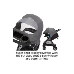 Safety 1St Smooth Ride Stroller Travel System, Monument 12 Safety 1St Smooth Ride Stroller Travel System, Monument -Macro Baby Store safety 1st smooth ride stroller travel system monument image 9