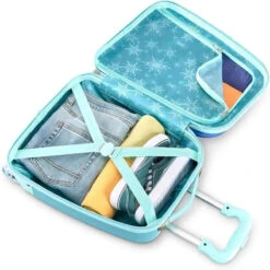 Samsonite - American Tourister Unisex Kid's Disney Hardside Luggage With Spinner Wheels, Frozen, 20-Inch -Macro Baby Store samsonite american tourister unisex kids disney hardside luggage with spinner wheels frozen 20 inch image 5