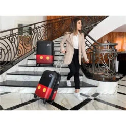 Samsonite - Disney Hardside Luggage With Spinner Wheels, Black/Red/Mickey Mouse Pants 15 Samsonite - Disney Hardside Luggage With Spinner Wheels, Black/Red/Mickey Mouse Pants -Macro Baby Store samsonite disney hardside luggage with spinner wheels black red mickey mouse pants image 13