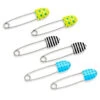 Sassy - 6Pk Decorative Diaper Pins 2 Sassy - 6Pk Decorative Diaper Pins -Macro Baby Store sassy decorative diaper pins 6 pack image 1