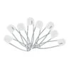 Sassy - 8Pk Diaper Pins, White 1 Sassy - 8Pk Diaper Pins, White -Macro Baby Store sassy diaper pins 8 pack image 1