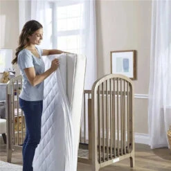 Sealy Cool Comfort Fitted Crib Mattress Pad/Protector Waterproof 14 Sealy Cool Comfort Fitted Crib Mattress Pad/Protector Waterproof -Macro Baby Store sealy cool comfort fitted crib mattress pad protector waterproof image 9
