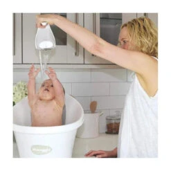 Shnuggle® Shnuggle - Bath Rinse Jug, Taupe -Macro Baby Store shnuggle bath rinse jug taupe image 5