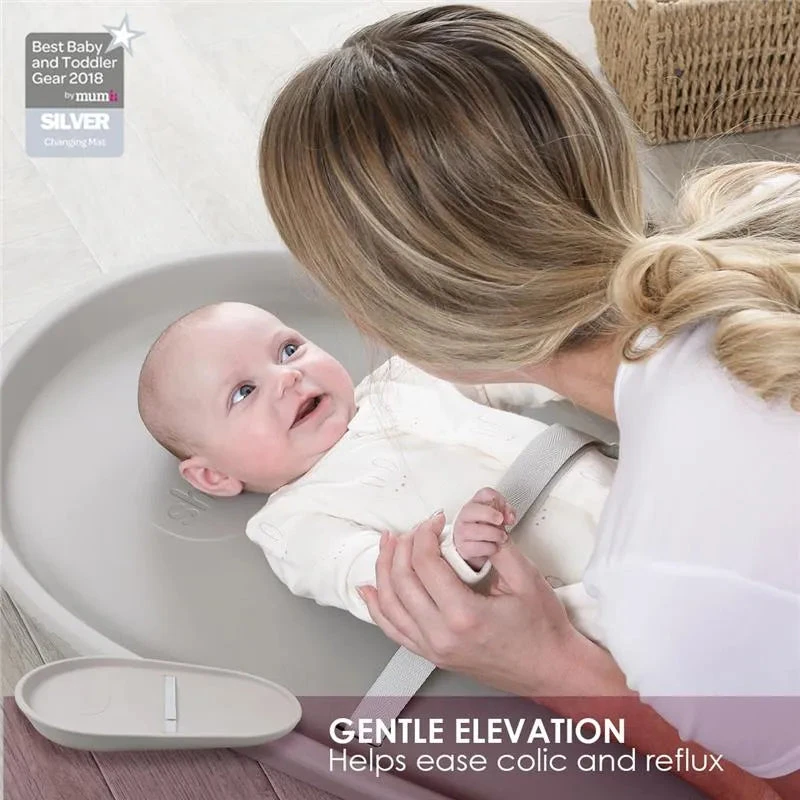 Shnuggle® Shnuggle - Squishy Baby Changing Diaper Pad, Grey 7 Shnuggle® Shnuggle - Squishy Baby Changing Diaper Pad, Grey - Image 5