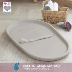 Shnuggle® Shnuggle - Squishy Baby Changing Diaper Pad, Taupe -Macro Baby Store shnuggle squishy baby changing diaper pad taupe image 2