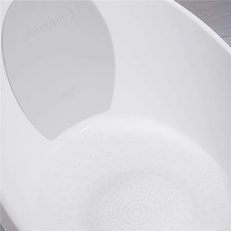 Shnuggle® Shnuggle - Toddler Bath Tub, White & Grey 7 Shnuggle® Shnuggle - Toddler Bath Tub, White & Grey - Image 5