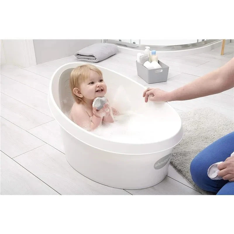 Shnuggle® Shnuggle - Toddler Bath Tub, White & Grey 8 Shnuggle® Shnuggle - Toddler Bath Tub, White & Grey - Image 6