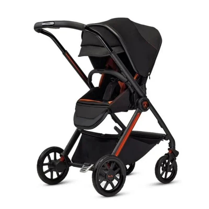 Silver Cross - Reef Automobili Lamborghini Arancio Stroller & Bassinet 11 Silver Cross - Reef Automobili Lamborghini Arancio Stroller & Bassinet - Image 9