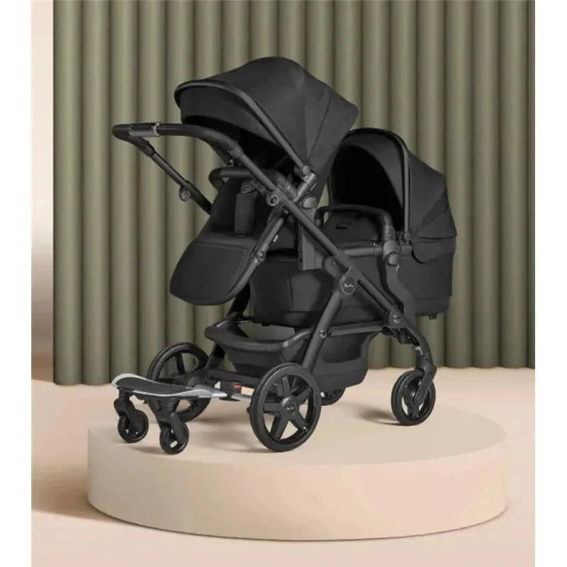 Silver Cross - Wave Single-to-Double Stroller, Onyx 10 Silver Cross - Wave Single-to-Double Stroller, Onyx - Image 8
