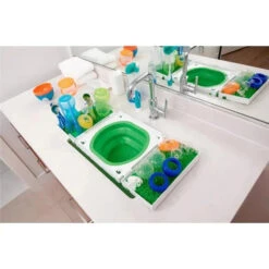 SinkBoss Portable Drying Rack, GreenWhite -Macro Baby Store sinkboss portable drying rack greenwhite macrobaby 11