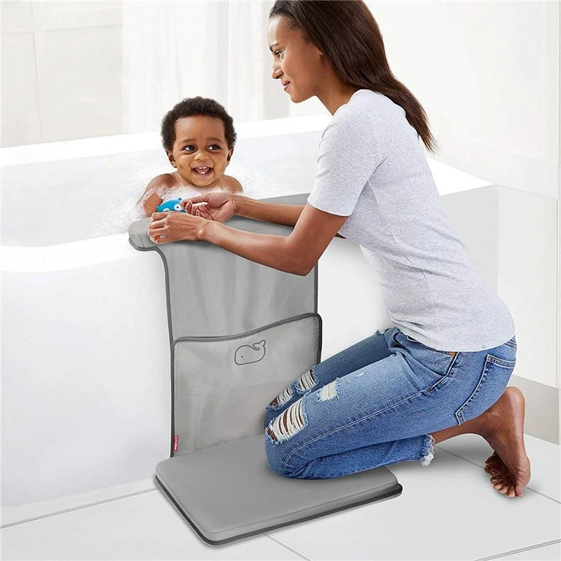 Skip Hop Baby Bath Moby All-In-One Elbow Saver & Kneeler, Grey 7 Skip Hop Baby Bath Moby All-In-One Elbow Saver & Kneeler, Grey - Image 5