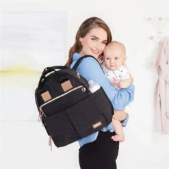 Skip Hop - Suite Diaper Bag Backpack Set, Black -Macro Baby Store skip hop diaper backpack set black image 9