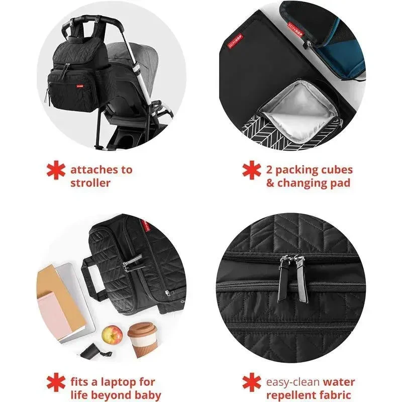 Skip Hop - Forma Diaper Bag Backpack, Gray 6 Skip Hop - Forma Diaper Bag Backpack, Gray - Image 4