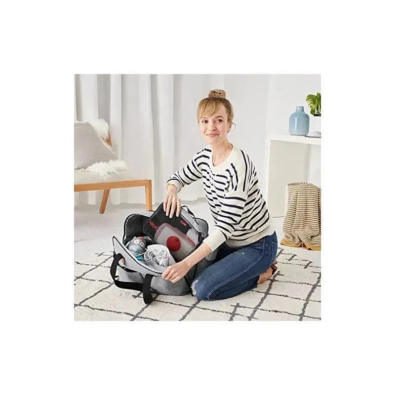 Skip Hop - Duo Weekender Diaper Bag, Grey 8 Skip Hop - Duo Weekender Diaper Bag, Grey - Image 6