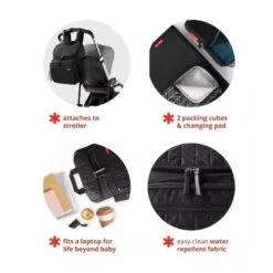 Skip Hop - Forma Diaper Backpack, Sage -Macro Baby Store skip hop forma diaper backpack sage image 5