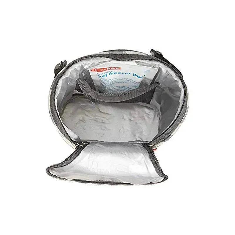 Skip Hop - Grab & Go Double Bottle Bag, Black/White Stripe 6 Skip Hop - Grab & Go Double Bottle Bag, Black/White Stripe - Image 4