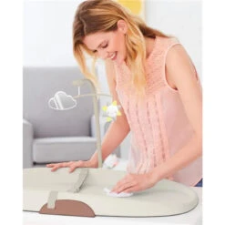 Skip Hop Nursery Style Wipe-Clean Changing Pad, Oat -Macro Baby Store skip hop nursery style wipe clean changing pad oat image 6