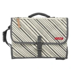 Skip Hop - Portable Baby Changing Pad, Graphite Stripe