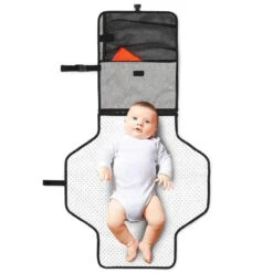 Skip Hop - Portable Baby Changing Pad, Grey Melange -Macro Baby Store skip hop pronto signature grey melange image 11