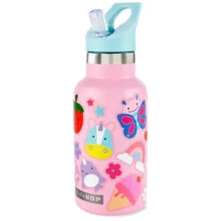 Skip Hop - Stainless Steel Kids Canteen Bottle, Pink 9 Skip Hop - Stainless Steel Kids Canteen Bottle, Pink -Macro Baby Store skip hop stainless steel kids canteen bottle with stickers straw 12 85 oz blue image 4 1975818f a89b 4b96 b994 347d174abf04
