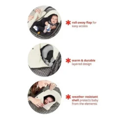 Skip Hop - Winter Car Seat Cover, Stroll & Go, Pink Heather 16 Skip Hop - Winter Car Seat Cover, Stroll & Go, Pink Heather -Macro Baby Store skip hop winter car seat cover stroll go pink heather image 13