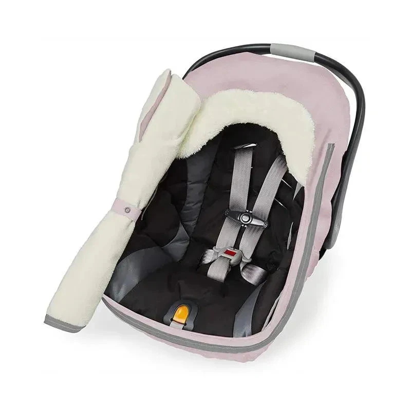 Skip Hop - Winter Car Seat Cover, Stroll & Go, Pink Heather 10 Skip Hop - Winter Car Seat Cover, Stroll & Go, Pink Heather - Image 8