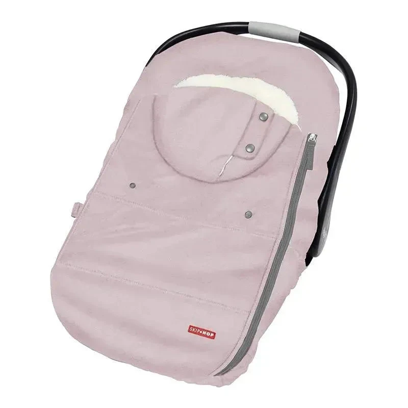 Skip Hop - Winter Car Seat Cover, Stroll & Go, Pink Heather 5 Skip Hop - Winter Car Seat Cover, Stroll & Go, Pink Heather - Image 3