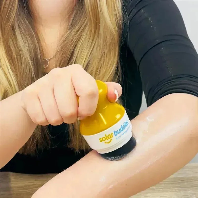 Solar Buddies - Refillable Roll On Sponge Applicator For Kids, Adults, Families, Nude 2 Solar Buddies - Refillable Roll On Sponge Applicator For Kids, Adults, Families, Nude