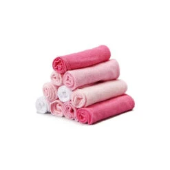 Spasilk - 10 Pack Washcloth Pink