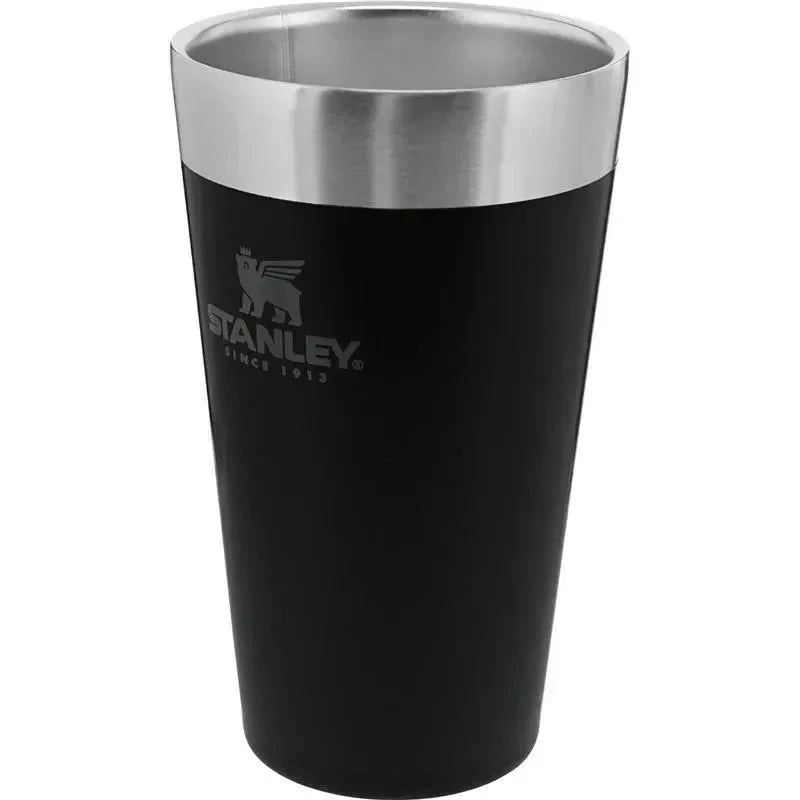 Stanley - 16Oz Adventure Inulsated Stacking Beer Pint Glass, Matte Black 4 Stanley - 16Oz Adventure Inulsated Stacking Beer Pint Glass, Matte Black - Image 2