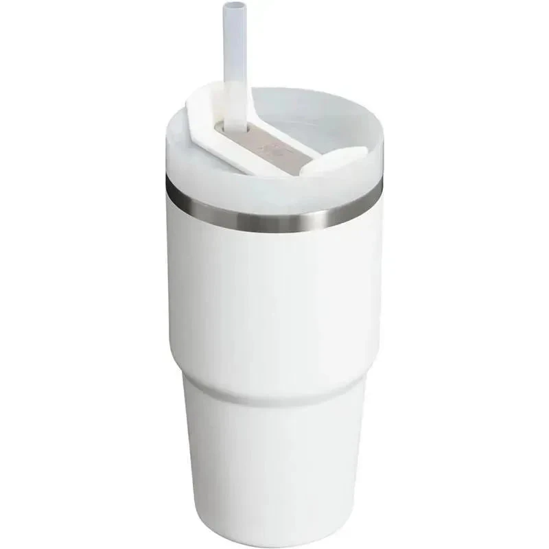 Stanley - 20Oz Quencher H2.0 FlowState Stainless Steel Vacuum Insulated Tumbler, Frost 5 Stanley - 20Oz Quencher H2.0 FlowState Stainless Steel Vacuum Insulated Tumbler, Frost - Image 3