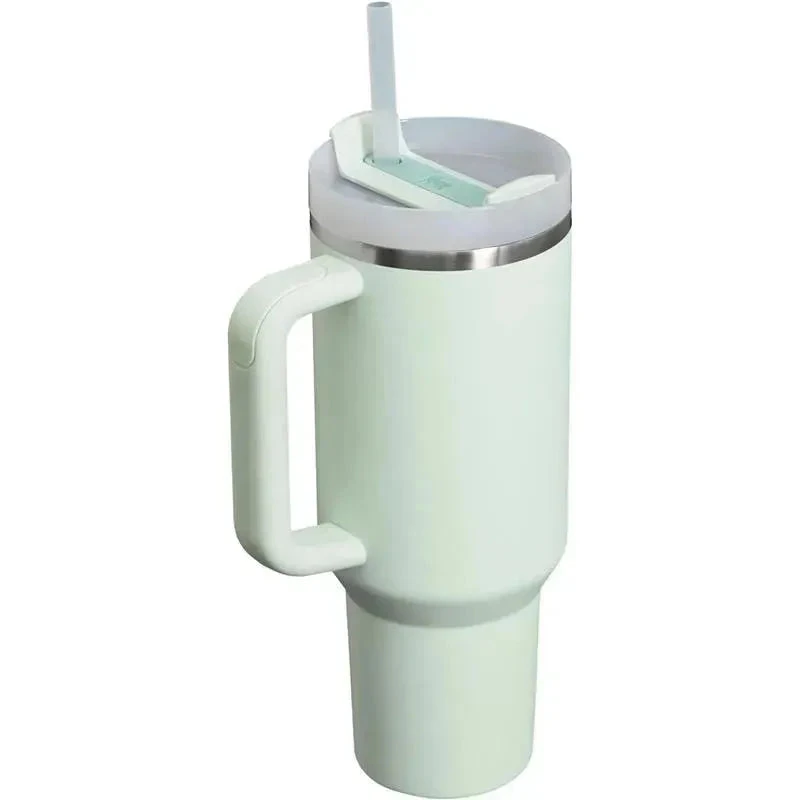 Stanley - 40Oz Quencher H2.0 FlowState Stainless Steel Vacuum Insulated Tumbler, Mist 4 Stanley - 40Oz Quencher H2.0 FlowState Stainless Steel Vacuum Insulated Tumbler, Mist - Image 2