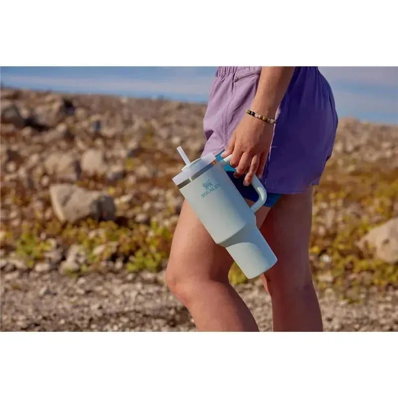 Stanley - 40Oz Quencher H2.0 FlowState Stainless Steel Vacuum Insulated Tumbler, Mist 6 Stanley - 40Oz Quencher H2.0 FlowState Stainless Steel Vacuum Insulated Tumbler, Mist - Image 4