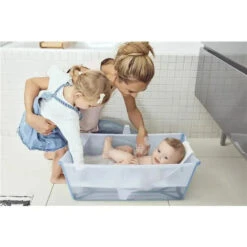 Stokke - Flexi Bath Tub X-Large, Ocean Blue -Macro Baby Store stokke flexi bath tub x large ocean blue image 4
