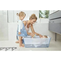 Stokke - Flexi Bath Tub X-Large, Ocean Blue -Macro Baby Store stokke flexi bath tub x large ocean blue image 5