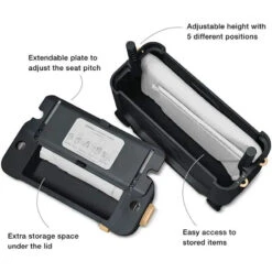 Stokke - Jetkids Bedbox V3 Ride-On Suitcase, Black -Macro Baby Store stokke jetkids bedbox v3 kids ride on suitcase in flight bed black image 11