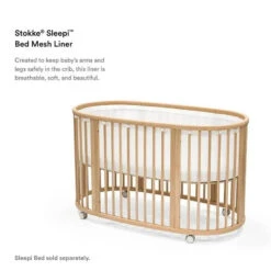 Stokke - Sleepi Mesh Liner, White 10 Stokke - Sleepi Mesh Liner, White -Macro Baby Store stokke sleepi mesh liner white image 5