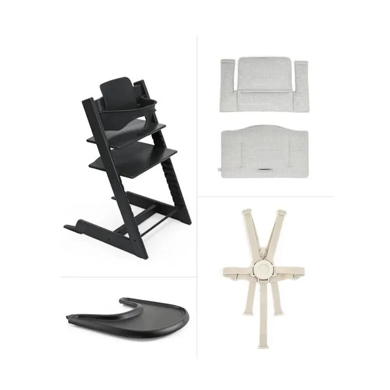 Stokke - Tripp Trapp® High Chair², Cushion And Tray, Glacier Green 4 Stokke - Tripp Trapp® High Chair², Cushion And Tray, Glacier Green - Image 2