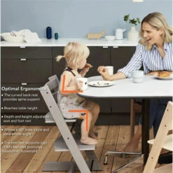 Stokke - Tripp Trapp® High Chair², Natural -Macro Baby Store stokke tripp trapp high chair natural image 5