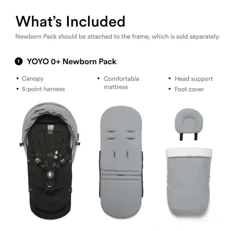 Stokke - Yoyo 0+ Newborn Pack, Stone 6 Stokke - Yoyo 0+ Newborn Pack, Stone - Image 4