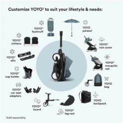 Stokke - Yoyo 6+ Color Pack, Aqua 11 Stokke - Yoyo 6+ Color Pack, Aqua -Macro Baby Store stokke yoyo 6 color pack aqua image 4