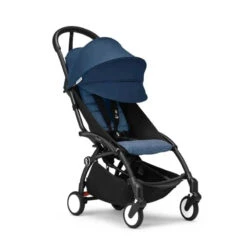 Stokke - Yoyo³ Stroller Black Bundle 6+, Air France Blue 10 Stokke - Yoyo³ Stroller Black Bundle 6+, Air France Blue -Macro Baby Store stokke yoyo stroller black bundle 6 air france blue image 4