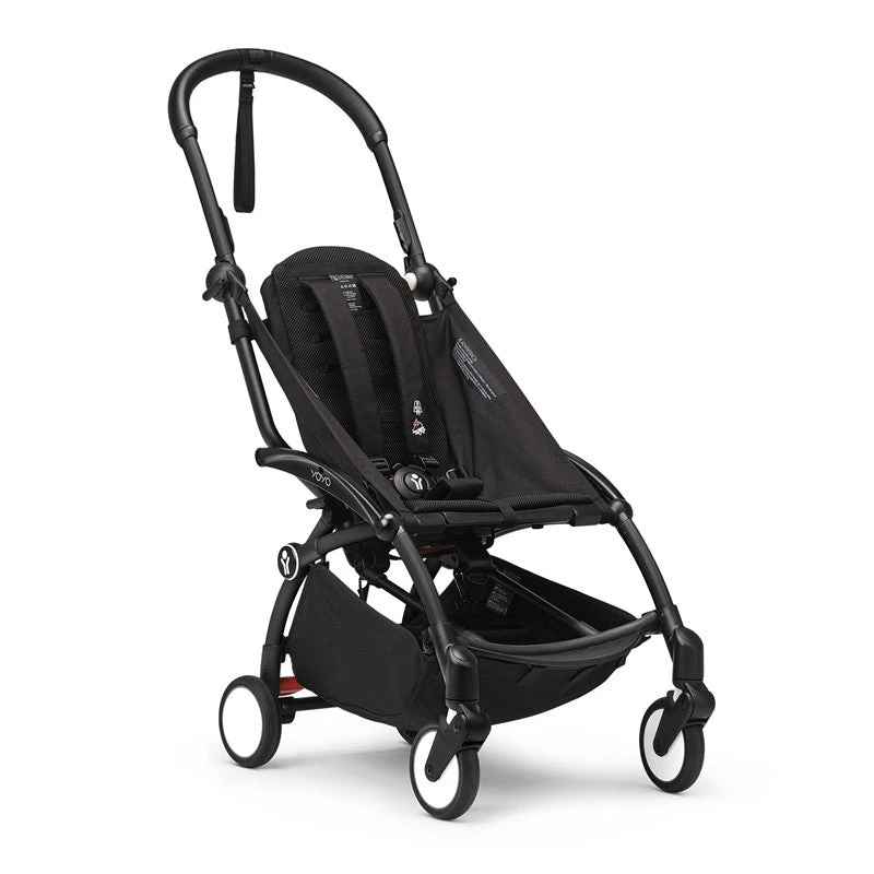 Stokke YOYO3 Frame, Black - Textile Set Not Included - Comes With 5-Point Harness, Multi-Position Reclining Backrest, Canopy Extensions, Padded Sho 3 Stokke YOYO3 Frame, Black - Textile Set Not Included - Comes With 5-Point Harness, Multi-Position Reclining Backrest, Canopy Extensions, Padded Sho