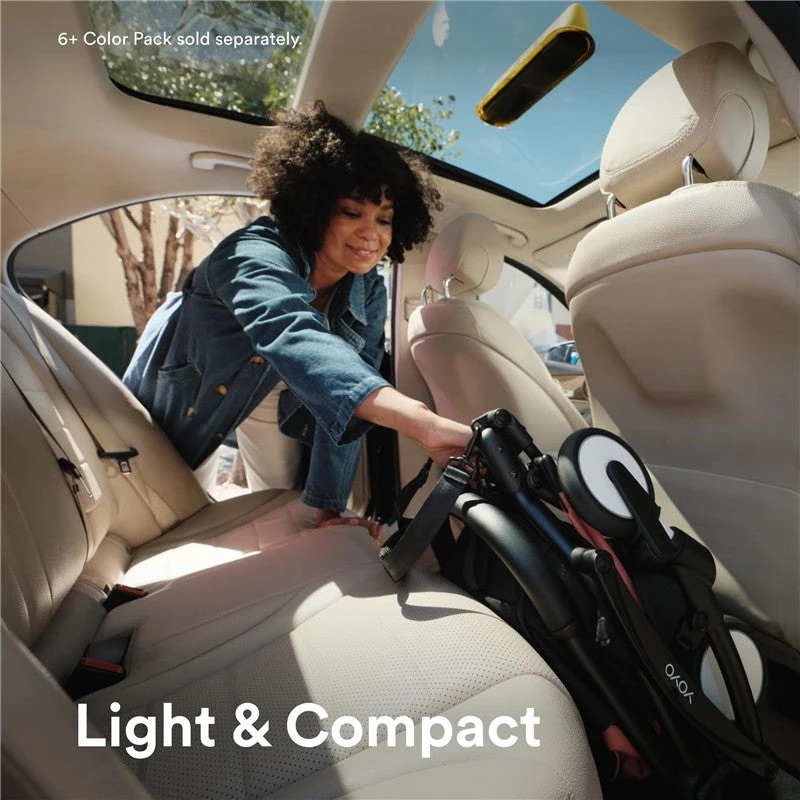 Stokke YOYO3 Frame, Black - Textile Set Not Included - Comes With 5-Point Harness, Multi-Position Reclining Backrest, Canopy Extensions, Padded Sho 6 Stokke YOYO3 Frame, Black - Textile Set Not Included - Comes With 5-Point Harness, Multi-Position Reclining Backrest, Canopy Extensions, Padded Sho - Image 4