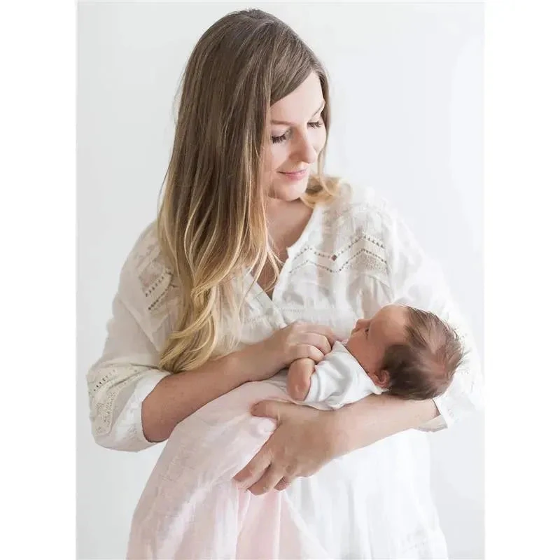 Swaddle Designs - 3Pk Muslin Swaddle Blankets, Pink Springfield 7 Swaddle Designs - 3Pk Muslin Swaddle Blankets, Pink Springfield - Image 5