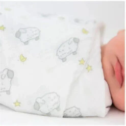 Swaddle Designs - Muslin Swaddle Blankets, Little Lambs Goodnight (Set Of 3) 13 Swaddle Designs - Muslin Swaddle Blankets, Little Lambs Goodnight (Set Of 3) -Macro Baby Store swaddle designs muslin swaddle blankets little lambs goodnight set of 3 image 5
